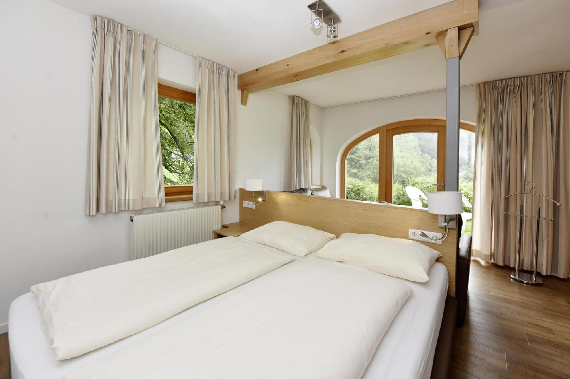 Ferienwohnung Haus Kleiner Turm Schruns Exterior foto